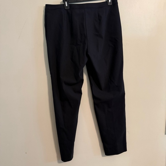 St. John Caviar Jennifer Fit Black front seam NWT slacks business career neutral - Picture 8 of 9